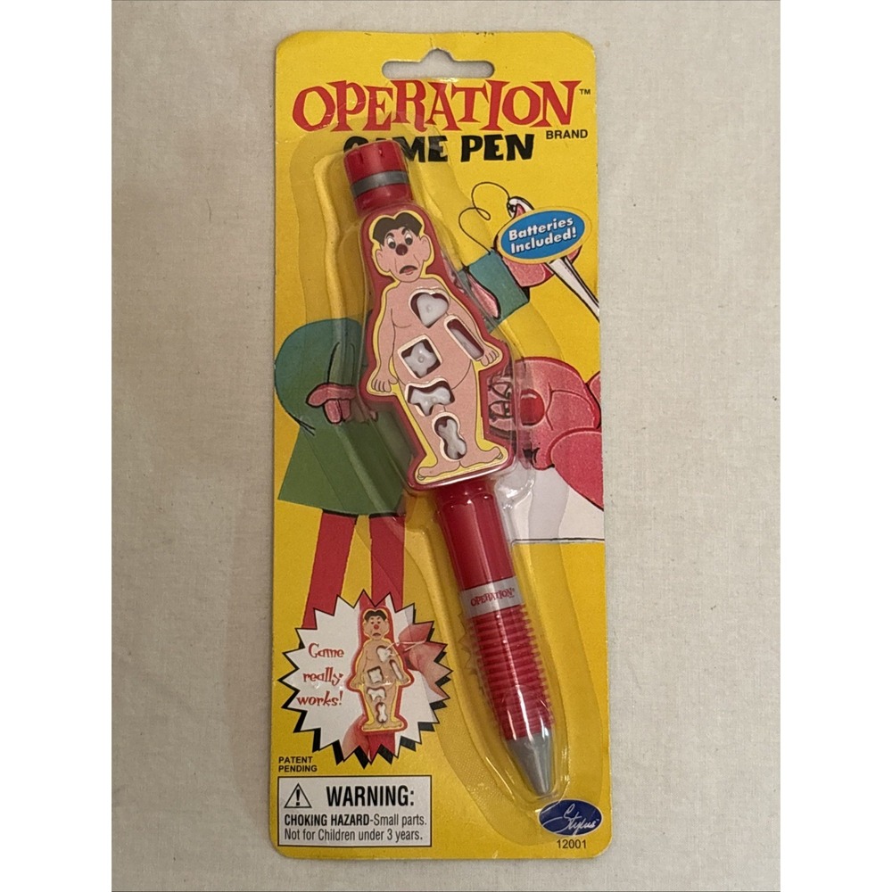 VTG Hasbro Operation Scrabble Game Pens Collectible Toy New Sealed 2001 2003 - Picture 2 of 5